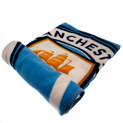 Manchester City FC Pulse Fleece Blanket - Gift Arch