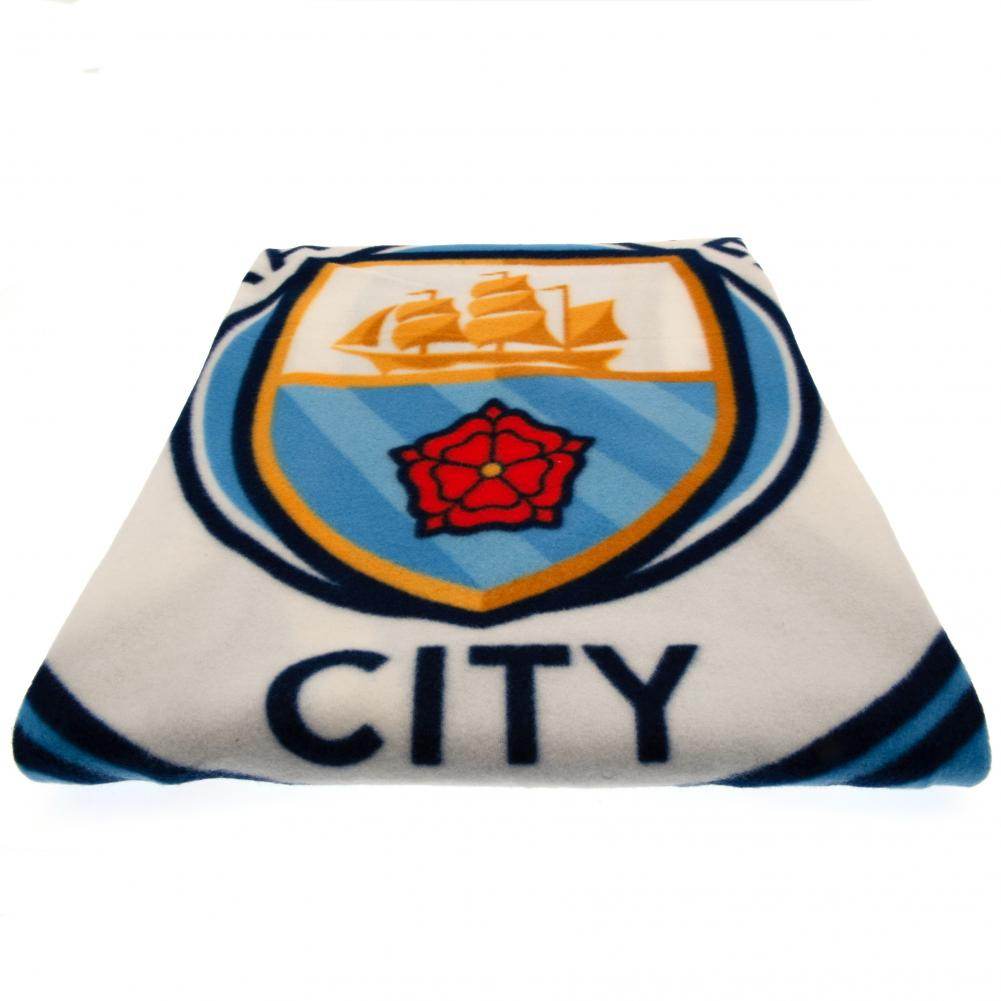 Manchester City FC Pulse Fleece Blanket - Gift Arch