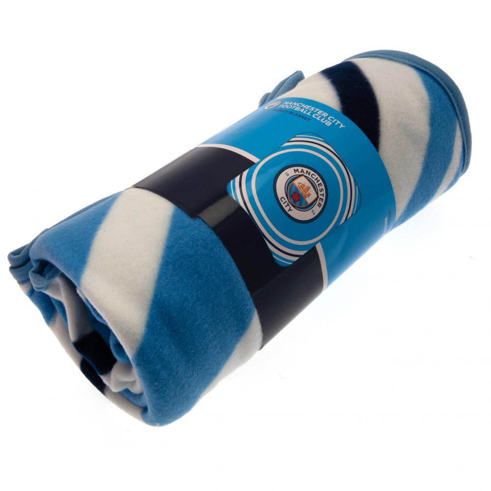 Manchester City FC Pulse Fleece Blanket - Gift Arch