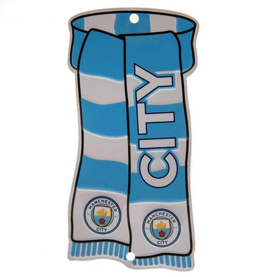 Manchester City FC Show Your Colours Window Sign - Gift Arch