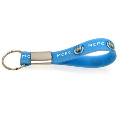 Manchester City FC Silicone Keyring - Gift Arch