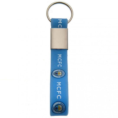 Manchester City FC Silicone Keyring - Gift Arch