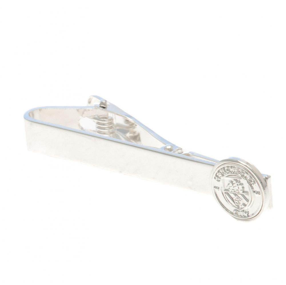 Manchester City FC Silver Plated Tie Slide - Gift Arch