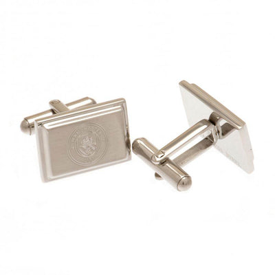 Manchester City FC Stainless Steel Cufflinks - Gift Arch