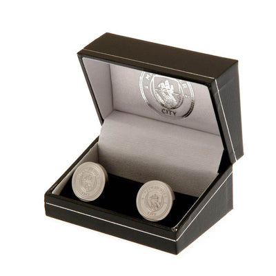 Manchester City FC Stainless Steel Formed Cufflinks - Gift Arch