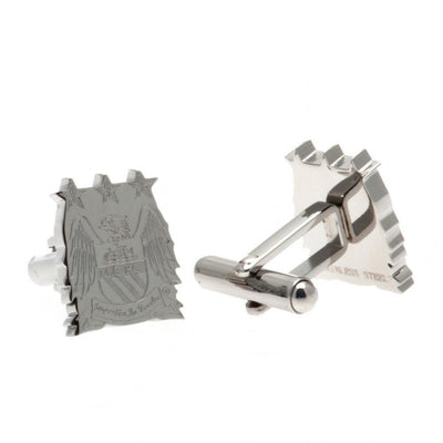 Manchester City FC Stainless Steel Formed Retro Cufflinks - Gift Arch