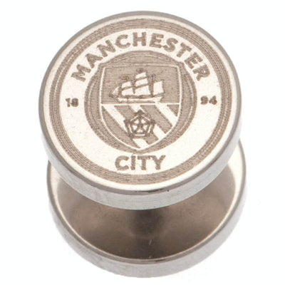 Manchester City FC Stainless Steel Stud Earring - Gift Arch