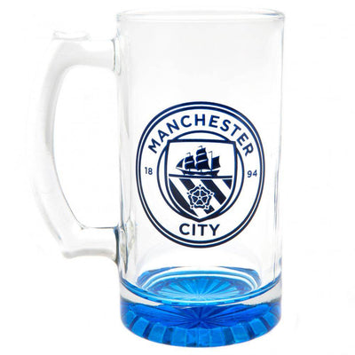 Manchester City FC Stein Glass Tankard - Gift Arch