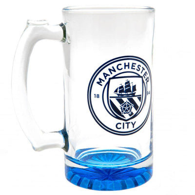 Manchester City FC Stein Glass Tankard - Gift Arch