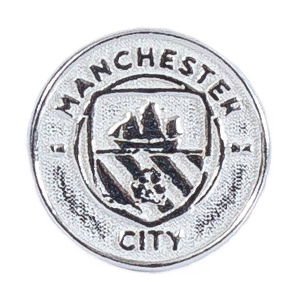 Manchester City FC Sterling Silver Stud Earring - Gift Arch