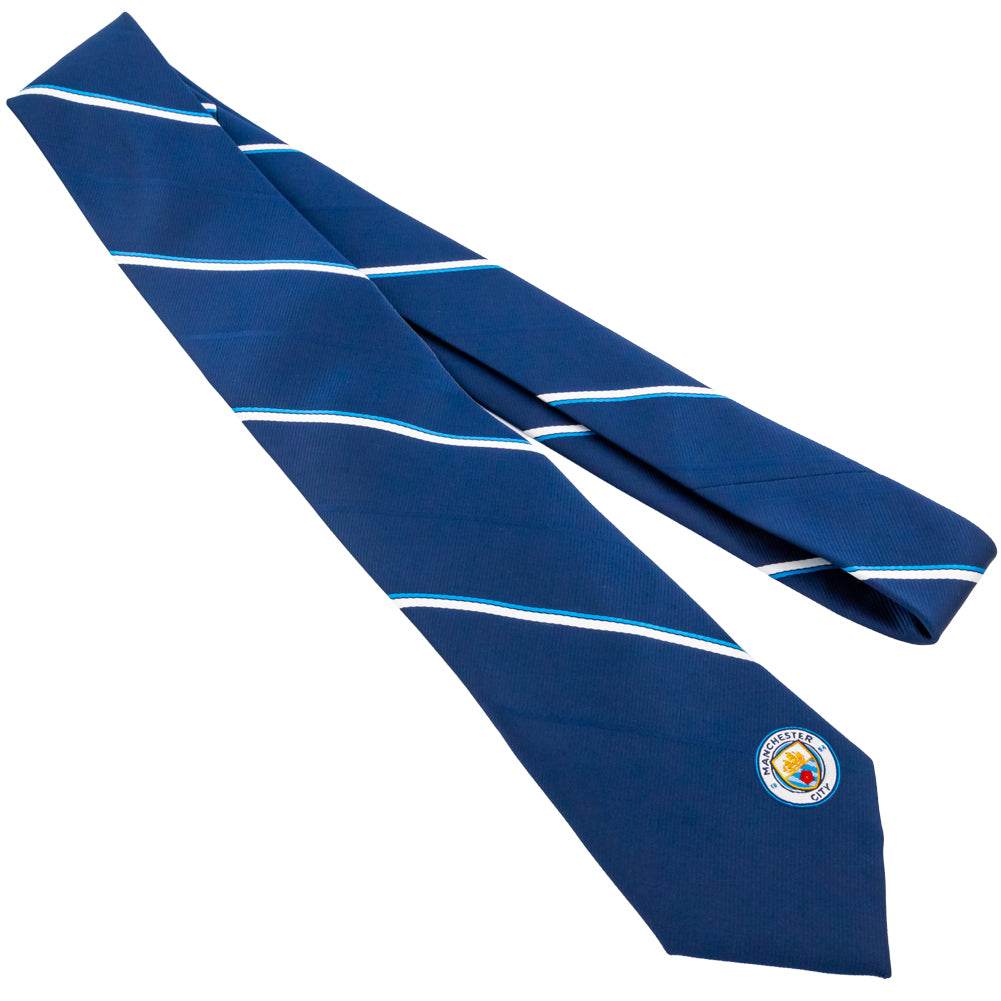 Manchester City FC Stripe Tie - Gift Arch