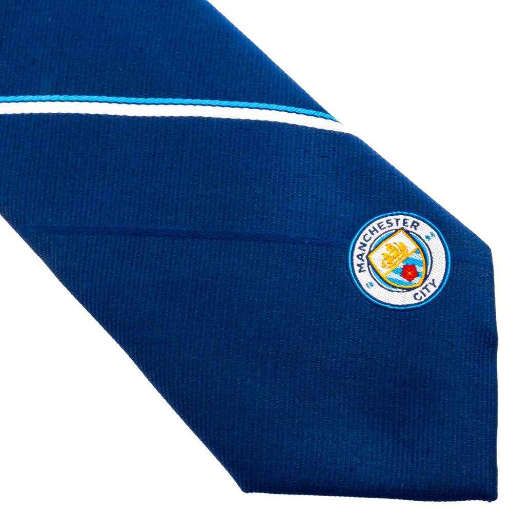 Manchester City FC Stripe Tie - Gift Arch