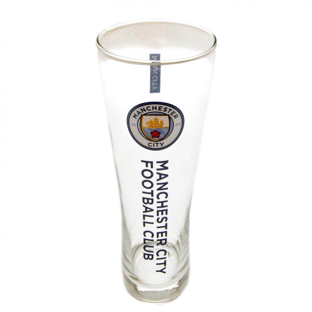 Manchester City FC Tall Beer Glass - Gift Arch