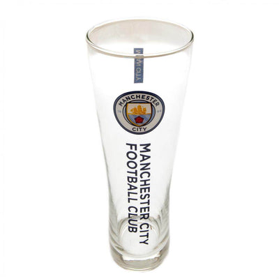 Manchester City FC Tall Beer Glass - Gift Arch