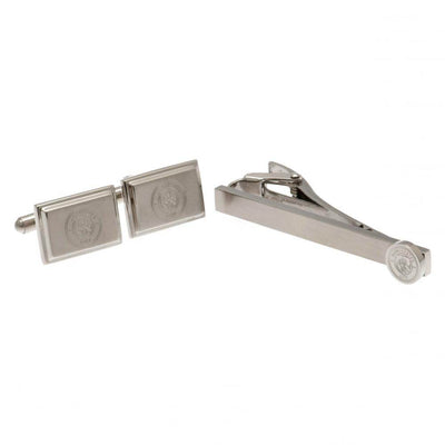Manchester City FC Tie Slide & Cufflink Set - Gift Arch