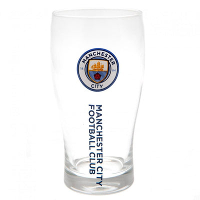 Manchester City FC Tulip Pint Glass - Gift Arch