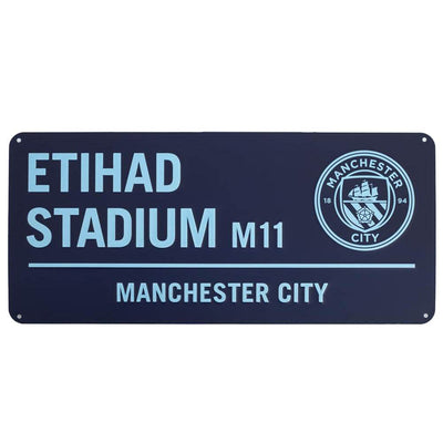 Manchester City FC Two Tone Street Sign - Gift Arch