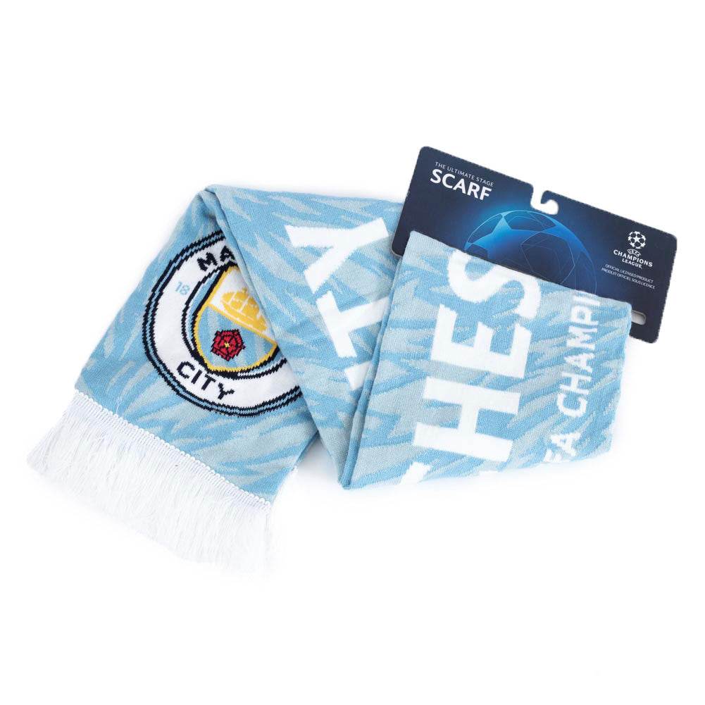 Manchester City FC UCL Scarf - Gift Arch