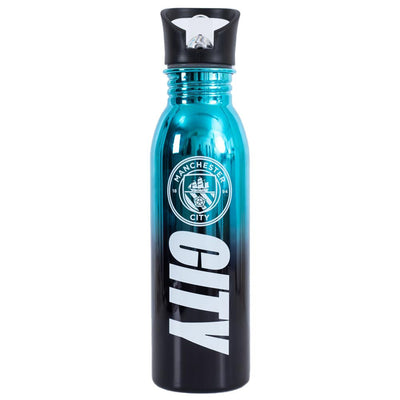 Manchester City FC UV Metallic Drinks Bottle - Gift Arch