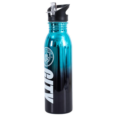 Manchester City FC UV Metallic Drinks Bottle - Gift Arch