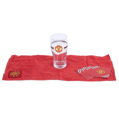 Manchester United FC Core Stripe Mini Bar Set - Gift Arch