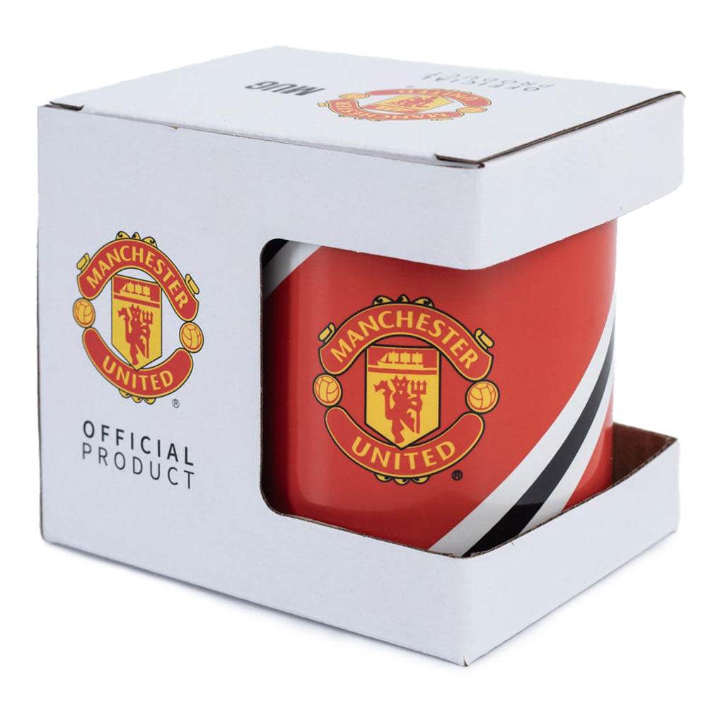 Manchester United FC Core Stripe Mug - Gift Arch