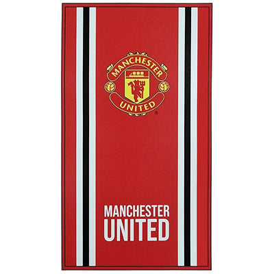 Manchester United FC Core Stripe Towel - Gift Arch