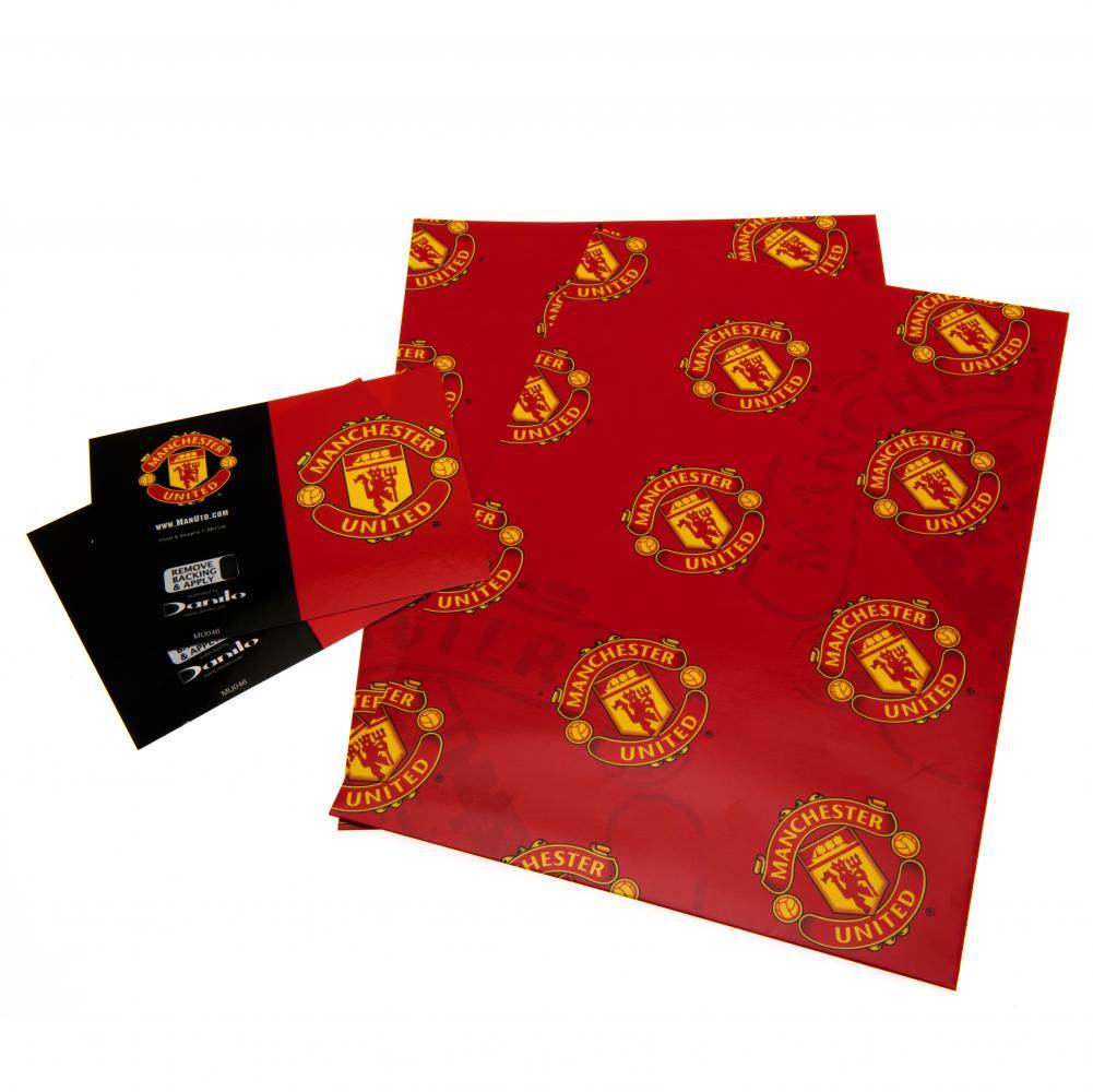 Manchester United FC Crest Gift Wrap - Gift Arch