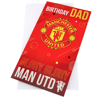 Manchester United FC Dad Birthday Card - Gift Arch