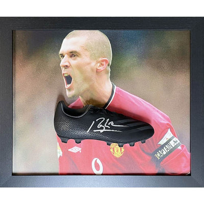 Manchester United FC Keane Signed Boot (Framed) - Gift Arch