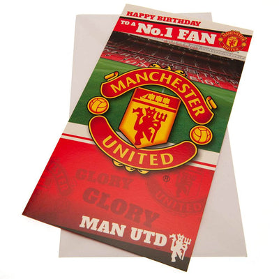 Manchester United FC No. 1 Fan Birthday Card - Gift Arch