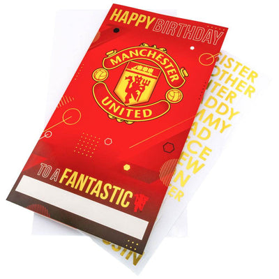 Manchester United FC Personalised Birthday Card - Gift Arch