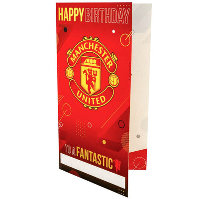 Manchester United FC Personalised Birthday Card - Gift Arch