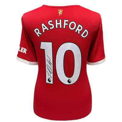 Manchester United FC Rashford Signed Shirt - Gift Arch