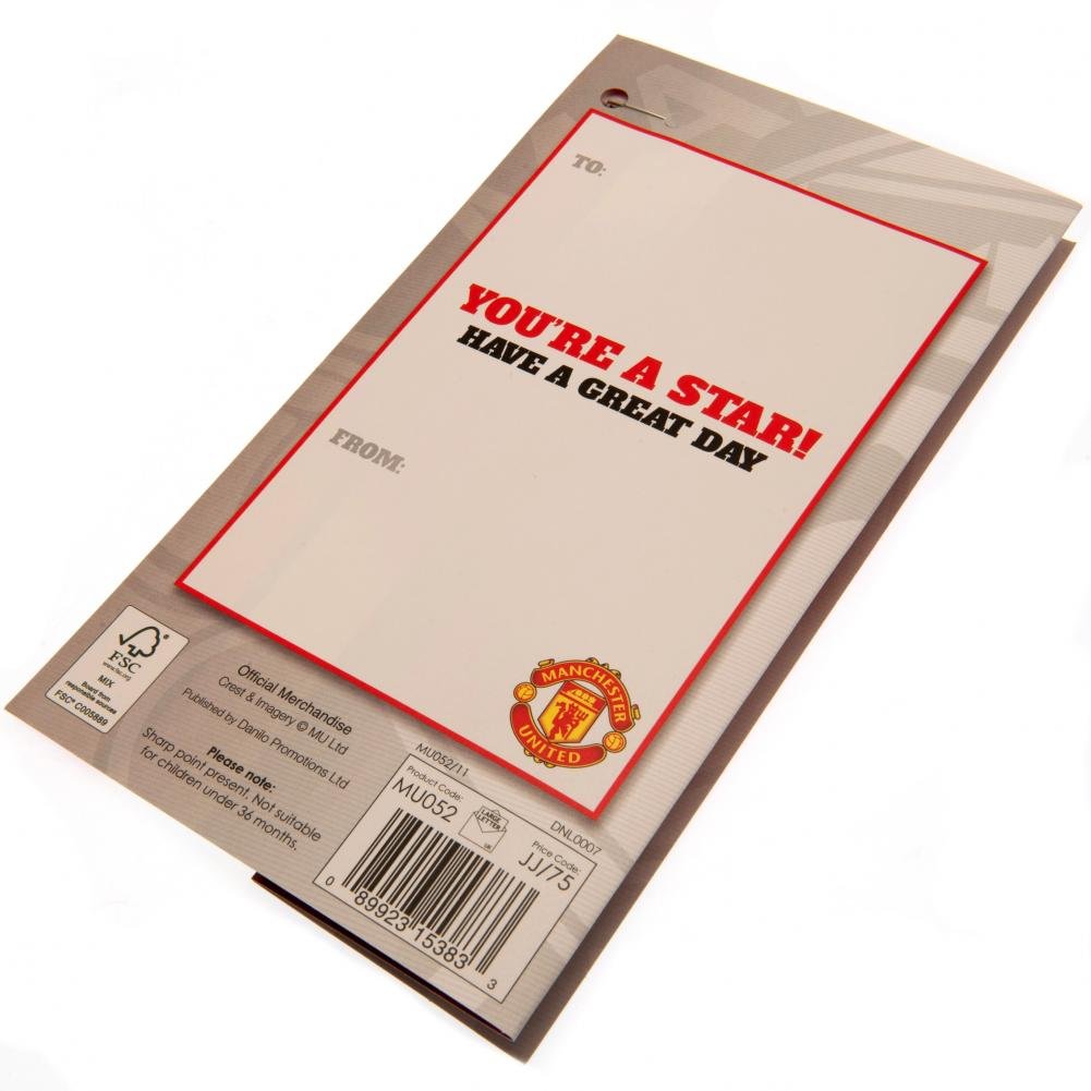 Manchester United FC Son Birthday Card - Gift Arch