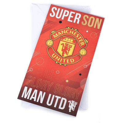 Manchester United FC Super Son Birthday Card - Gift Arch
