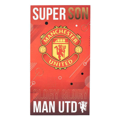 Manchester United FC Super Son Birthday Card - Gift Arch