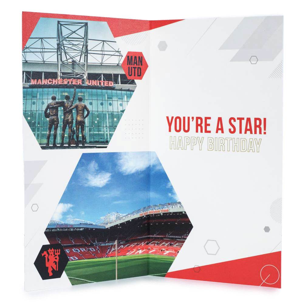 Manchester United FC Super Son Birthday Card - Gift Arch