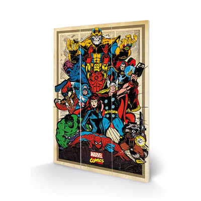 Marvel Comics Wood Print - Gift Arch
