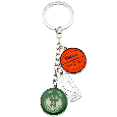 Milwaukee Bucks Charm Keyring - Gift Arch