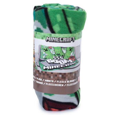 Minecraft Boom Fleece Blanket - Gift Arch