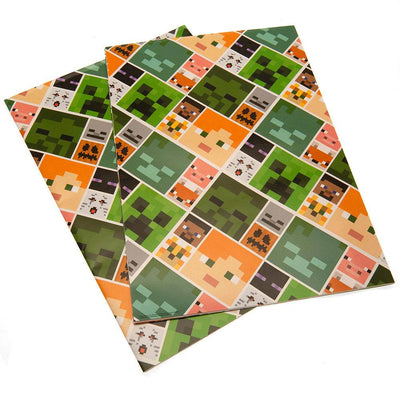 Minecraft Gift Wrap - Gift Arch