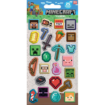 Minecraft Paper Sticker Sheet - Gift Arch