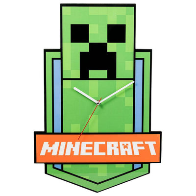 Minecraft XL Premium Metal Wall Clock - Gift Arch