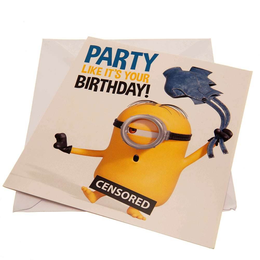 Minions Birthday Card Party - Gift Arch