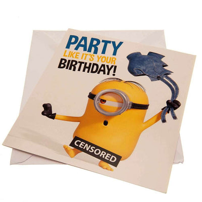 Minions Birthday Card Party - Gift Arch