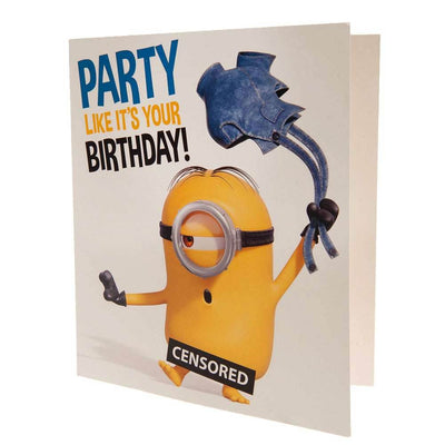 Minions Birthday Card Party - Gift Arch
