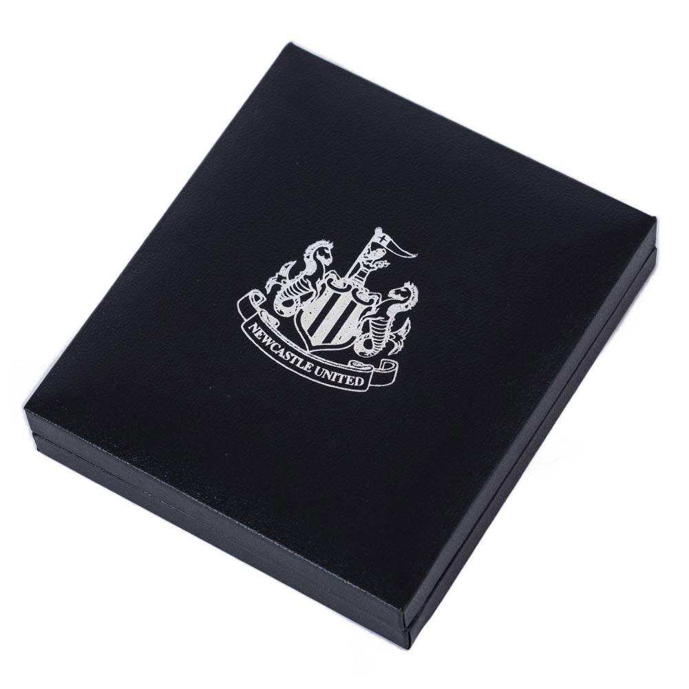 Newcastle United FC 18ct Gold Plated on Silver Pendant & Chain - Gift Arch