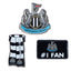 Newcastle United FC 3pc Badge Set - Gift Arch