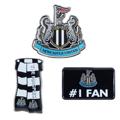 Newcastle United FC 3pc Badge Set - Gift Arch